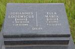 MERWE Johannes Lodewicus, van der 1908-1985 & Ella Maria KOTZE 1914-1995