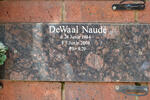NAUDE DeWaal 1944-2008