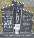 SCHOE??? Martha Catharina Jacoba 1927-2013