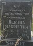 SWART Bertha Margrietha 1923-2002