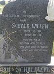 SCHALKWYK Schalk Willem, van 1929-1992