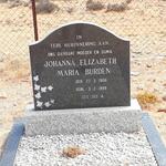 BURDEN Johanna Elizabeth Maria 1906-1999