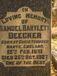 DEECKER Samuel Bartlett 1851-1927