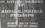 PHILLIPS Adelle Meisie 1985-2002