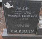 EBERSOHN Hendrik Frederick 1910-1984