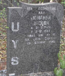 UYS Johanna Jacoba 1929-1983