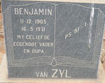 ZYL Benjamin, van 1905-1971