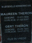 THERON Gert 1933-2014 & Maureen 1936-2007