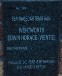 WENTWORTH Edwin Horace 1945-