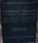 CRONJE Corneluis 1943-2013 & Susanna VORSTER 1938-