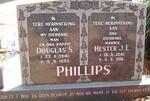 PHILLIPS Douglas S. 1941-1980 & Hester J. E. 1941-2016