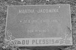 PLESSIS Martha Jacomina, du 1906-1981