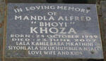 KHOZA Mandla Alfred 1949-2007