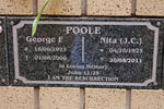 POOLE George F 1923-2006 & J.C. 1923-2011