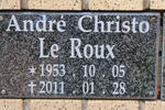 ROUX Andre Christo, le 1953-2011