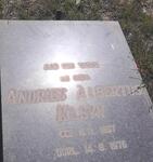 KLEYN Andries Albertus 1897-1976