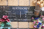 ADENDORFF Theo 1944-2010 & Delysia 194?-