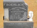 FROEHLICH Riana 1967-1972