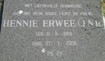 ERWEE Hennie J.N.R. 1969-2008