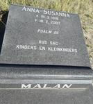 MALAN Anna Susanna 1919-2007