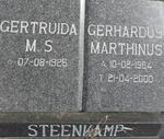 STEENKAMP Gertruida M.S. 1926- :: STEENKAMP Gerhardus Marthinus 1964-2000