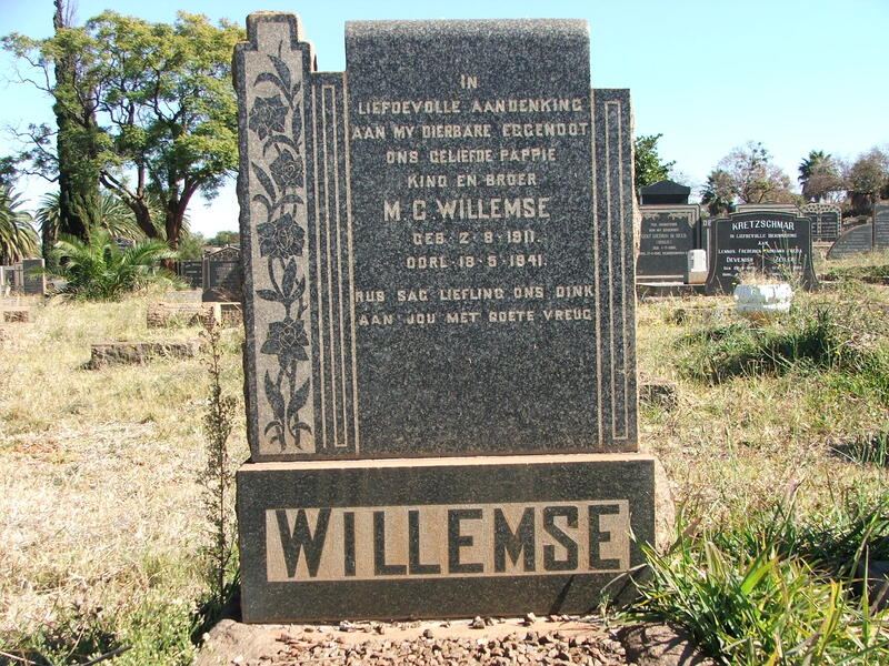 WILLEMSE M.C.1911-1941