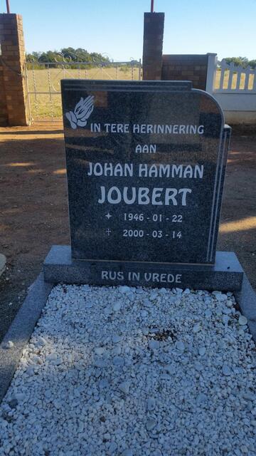JOUBERT Johan Hamman 1946-2000