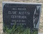 PLOOY Elsie Aletta Gertruida, du 1915-1972
