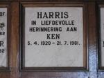 HARRIS Ken 1920-1981