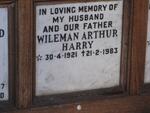 HARRY Wileman Arthur 1921-1983