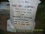 LÖTTER Casparus J. 1862-1914 & Hester J. STRYDOM 1866-1932