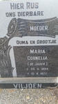 VILJOEN Maria Cornelia nee DE JAGER 1894-1977