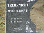 TREURNICHT Wilhelmina E. 1932-1992