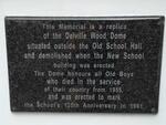 4. Memorial plaque