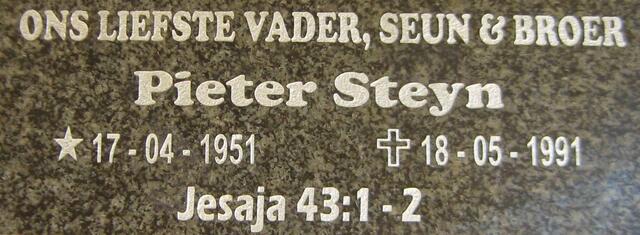 STEYN Pieter 1951-1991