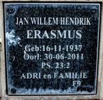 ERASMUS Jan Willem Hendrik 1937-2011
