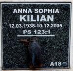 KILIAN Anna Sophia 1938-2005