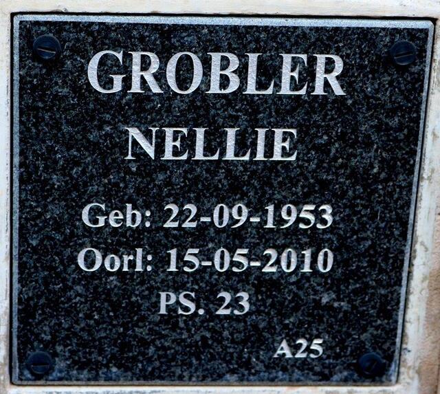 GROBLER Nellie 1953-2010
