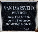 JAARSVELD Petro, van 1976-2009