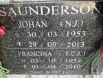 SAUNDERSON N.J. 1953-2013 & F.C.J. 1954-2010