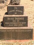 DOIDGE Rose -1923