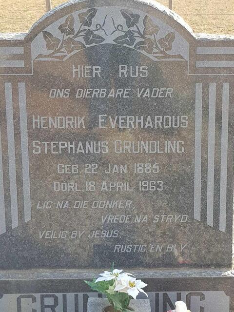 GRUNDLING Hendrik Everhardus Stephanus 1885-1963