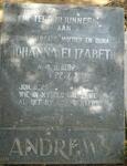 ANDREWS Johanna Elizabeth 1892-1980