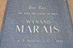 MARAIS Wynand 1933-1992