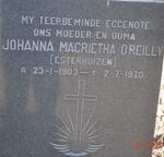 O'REILLY Johanna Magrietha nee ESTERHUIZEN 1903-1970