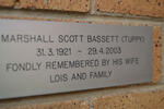 BASSETT Marshall Scott 1921-2003