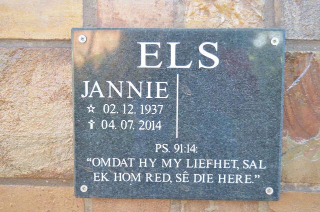 ELS Jannie 1937-2014