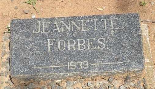 FORBES Jeannette -1939
