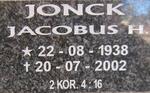 JONCK Jacobus H. 1938-2002