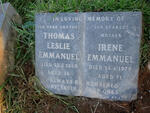 EMMANUEL Irene -1979 :: EMMANUELThomas Leslie -1969